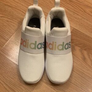 Adidas Women’s White Multicolor Slip-On Sneakers